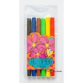 Фломастеры 6 цветов Flowers 1 вересня 650174