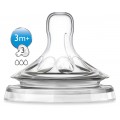 Соска Avent Natural на 3 отверстия (3+ м.) силикон 1 шт. SCF653/27
