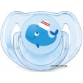 Силиконовая пустышка Avent Classic для мальчика (6-18 м) 1 шт SCF169/37