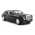 Машина металлическая Rolls-Royce black (свет, звук, двери открываются) Автопром 7687B