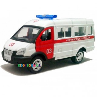 Модель автобус «ГАЗель-Скорая» Автопарк 6404A