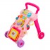 Детский игровой центр музыкальная каталка развивающая игрушка ходунки HE0823 Розовый