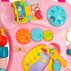 Детский игровой центр музыкальная каталка развивающая игрушка ходунки HE0823 Розовый