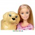 Кукла и собака с новорождёнными щенками Barbie FBN17