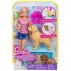 Кукла и собака с новорождёнными щенками Barbie FBN17