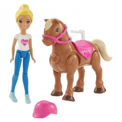 Кукла On the GO с пони Barbie FHV60 в ассортименте