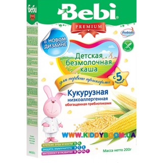 Молочная кукурузная каша Bebi Premium® 200г