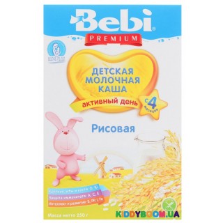 Молочная каша Bebi Premium рис (с 4-х мес.) 250 г