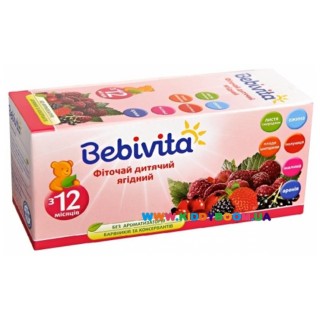 Фиточай детский ягодный 30 г Bebivita 1377