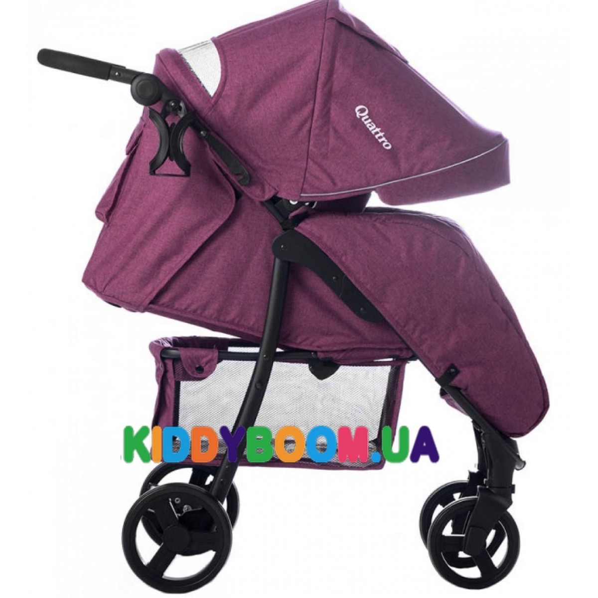Прогулочная коляска Carrello Quattro Lilac Purple + дождевик CRL-8502/2 ...