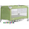 Манеж-кровать Carrello Piccolo+Sunny Green со вторым дном CRL-9201/1
