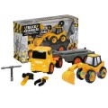 Игровой набор-конструктор Трейлер и Экскаватор Can Xin Long CXL200-29 
