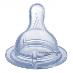 Соска для бутылочки EasyStart силиконовая круглая для каши 1 шт. Canpol 21/723
