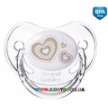 Пустышка силиконовая круглая Newborn Baby 18+ м-цев Canpol 22/564