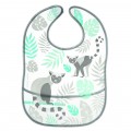 Слюнявчик с карманчиком Jungle серый 9/238grey