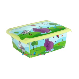Ящик для игрушек Hippo 10 л Prima Baby 271378E