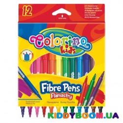 Фломастеры Colorino Fibre Pens 12 цветов 12 шт (14588PTR/1)