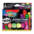 Мелки неоновые 6 цветов Jumbo Colorino 92081PTR