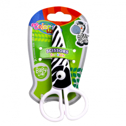 Ножницы детские Colorino ZOO пластиковые, 12,5 см (37275PTR)