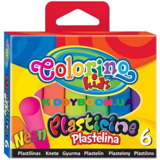 Пластилин Neon Colorino 42666PTR, 6 цветов