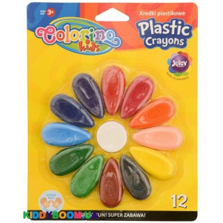 Карандаши пластиковые цветные Colorino 67294PTR, 12 цветов