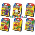 Пластилиновая паста Zoo Colorino 68574PTR, 6 диких животных