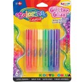 Клей Rainbow с блестками Colorino 68796PTR, 10.5 мл, 6 цветов