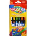 Пастель масляная Colorino шестигранная 12 цветов (14052PTR)