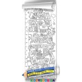 Раскраска – ростомер Космический корабль 100 х 35 см Colorkid 33048