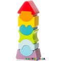 Деревянная пирамидка LD-8 Cubika 12718