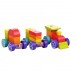 Развивающая деревянная игрушка Поезд Радужный экспресс LP-3 Cubika 12923