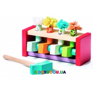 Деревянная игрушка Cubika Клоуны - попрыгунчики 13746