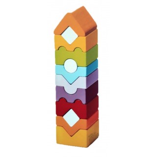 Деревянная игрушка Пирамидка LD-11 Cubika 14996