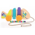 Деревянная игрушка-каталка Рыбка Cubika 13630