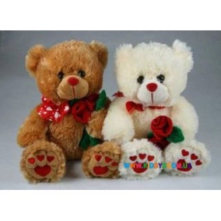 Медвежонок с розой Devik Toys 026442