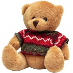 Мягкая игрушка Медвежонок в свитере 15 см золотистый Devik toys 395032
