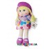 Кукла мягконабивная Devik toys с вышитым лицом 36 см 56114 в ассортименте