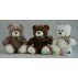 Мягкая игрушка Devik toys Медведь пушистый  (20 см) 3 в ассортименте M1006719F