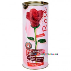 Набор для творчества Бисерный цветок Роза DankoToys БЦ-01