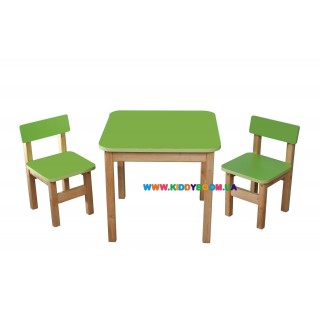 Набор "Эко" столик и 2 стульчика Финекс Плюс 091