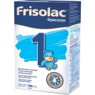 Смесь сухая молочная Friso Фрисолак 1 с 0 до 6 месяцев 700 г (2х350 г)