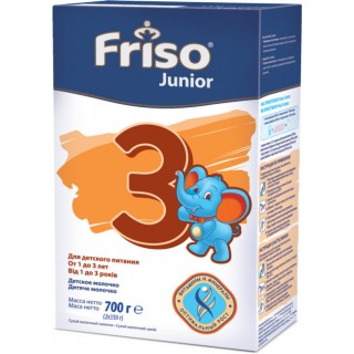 Смесь сухая молочная Friso ФрисоЛАК 3 Junior от 1 до 3 лет 700 г