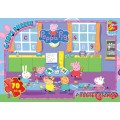 Пазлы Свинка Пеппа готовится к школе, 70 элементов G-Toys PP007