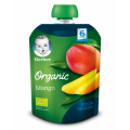 Фруктовое пюре Gerber Органическое Манго с 6 месяцев 90 г (Пауч)