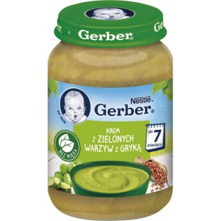 Пюре Gerber Суп-пюре с зелеными овощами и гречкой 190 г