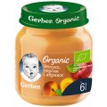 Фруктовое пюре Gerber Органические Яблоко, персик и абрикос 125 г