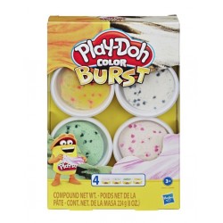 Игровой набор с пластилином Play Doh Взрыв цвета ICE CREAM PAC, 4 шт Hasbro E8061