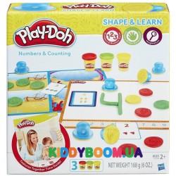 Набор для творчества Hasbro с пластилином Play-Doh Цифры и числа В3406