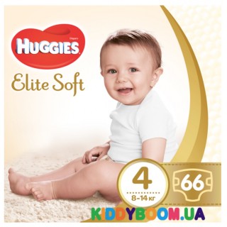 Подгузники Huggies Elite Soft 4 (8-14 кг), 66 шт.   