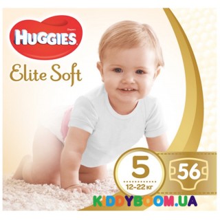 Подгузники Huggies Elite Soft 5 (12-22 кг), 56 шт.